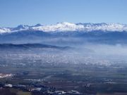 Granada y Sierra Nevada vista desde la Ermita de los Tres Juanes